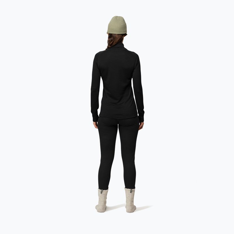 Кофта термоактивна жіноча Devold Duo Active Merino 205 Zip Neck black 3