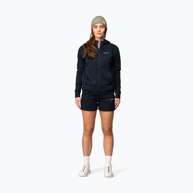 Кофта жіноча Devold Everyday Zip Hoodie ink 2
