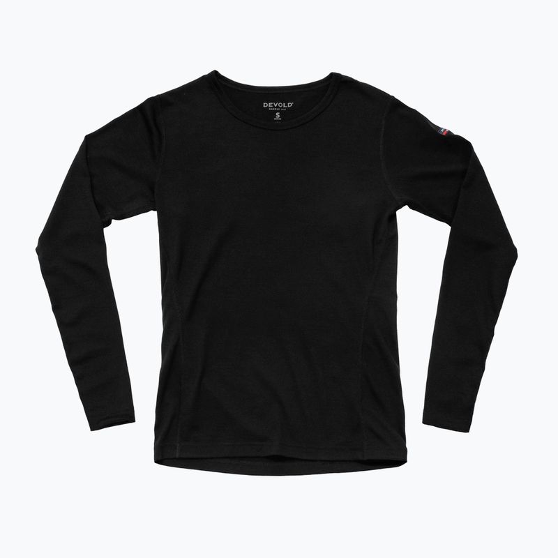 Кофта термоактивна жіноча Devold Breeze Merino 150 black 5