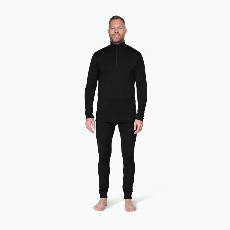 Кофта термоактивна чоловіча Devold Breeze Plus Merino 200 Zip Neck black 2