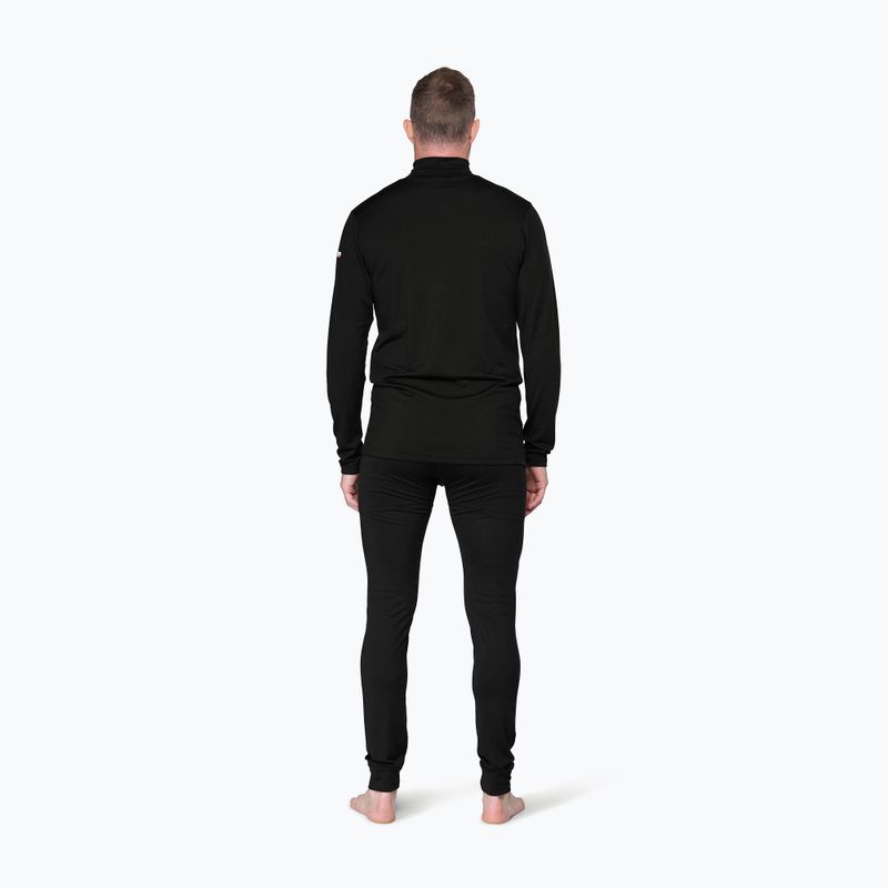 Кофта термоактивна чоловіча Devold Breeze Plus Merino 200 Zip Neck black 3