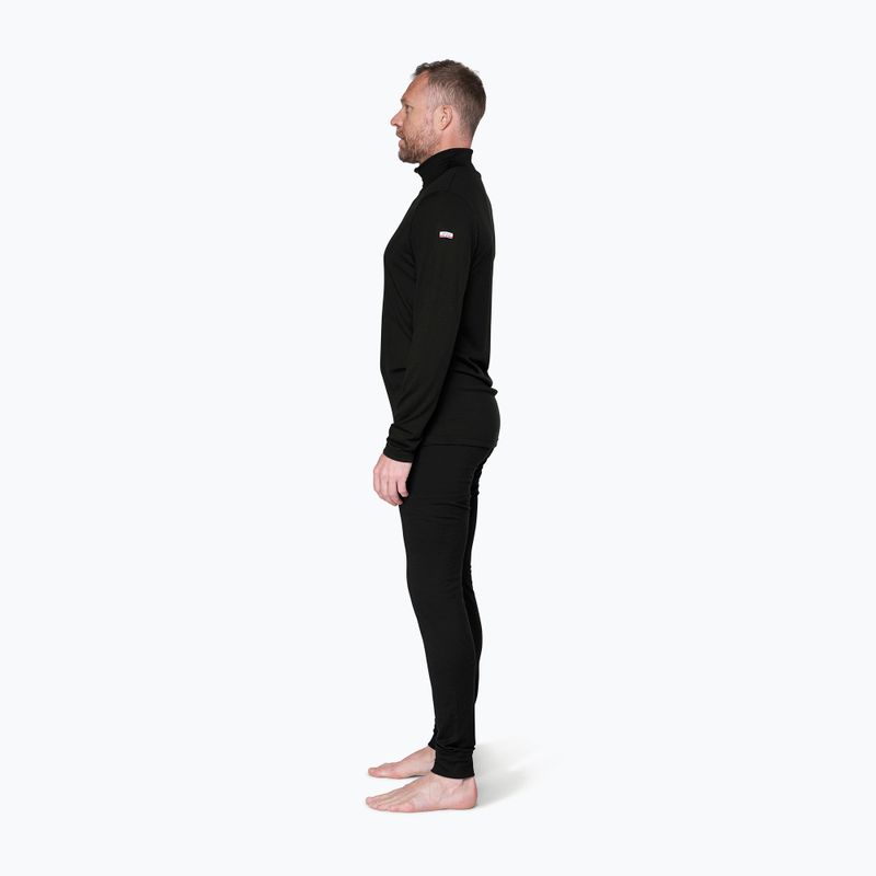 Кофта термоактивна чоловіча Devold Breeze Plus Merino 200 Zip Neck black 4
