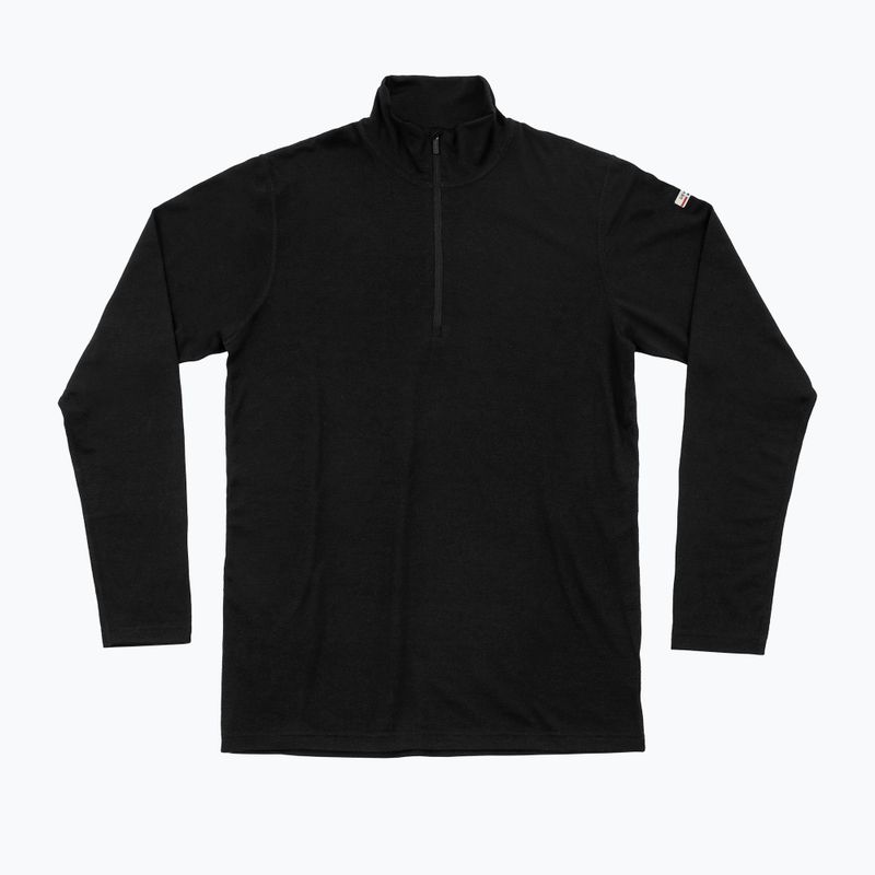 Кофта термоактивна чоловіча Devold Breeze Plus Merino 200 Zip Neck black 5