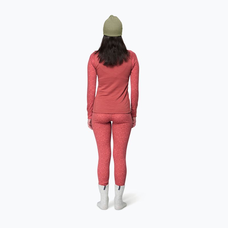 Кофта термоактивна жіноча Devold Duo Active Merino 205 marsala 3