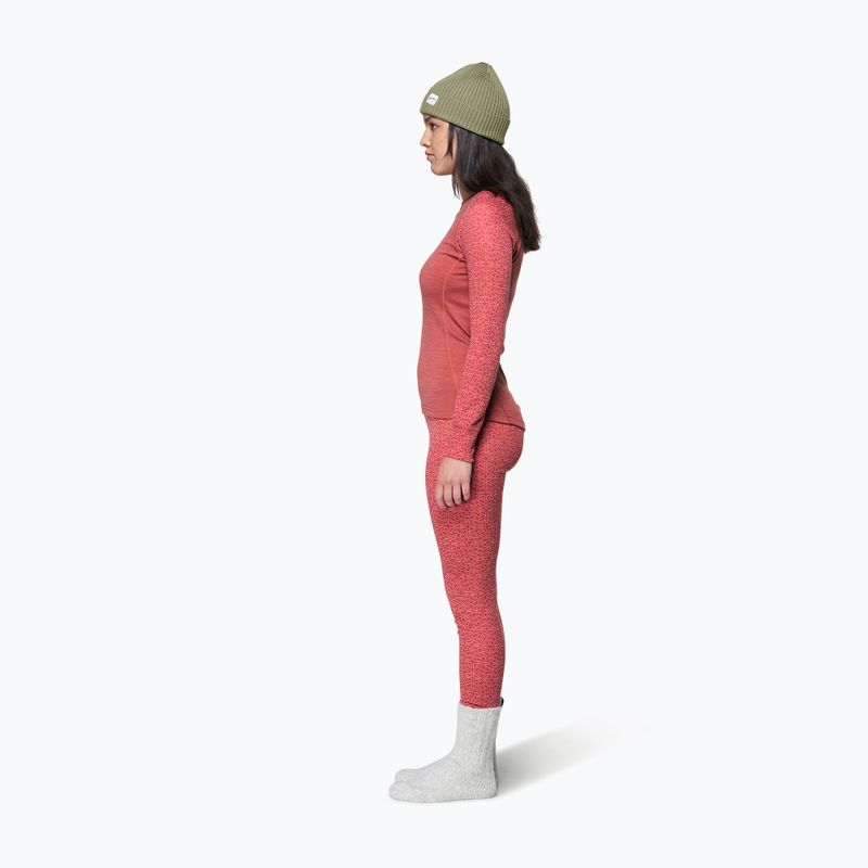 Кофта термоактивна жіноча Devold Duo Active Merino 205 marsala 4