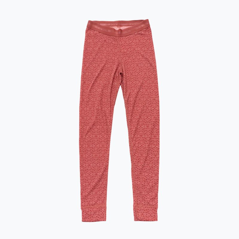 Штани термоактивні жіночі Devold Duo Active Merino 205 Longs marsala 4