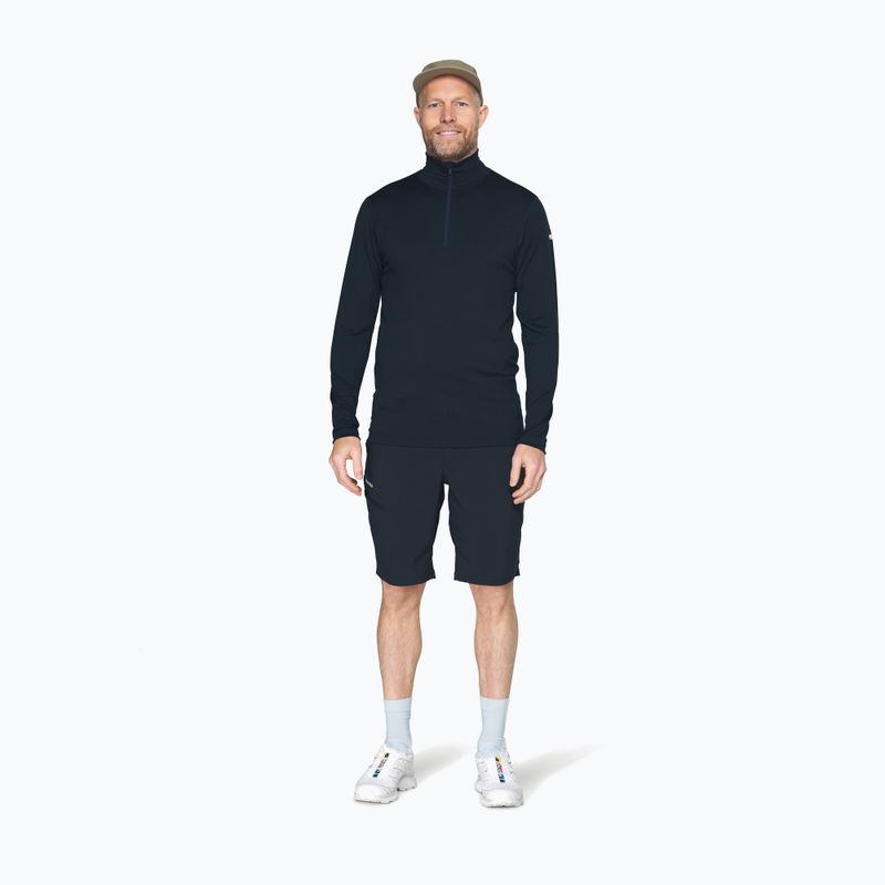 Кофта термоактивна чоловіча Devold Breeze Plus Merino 200 Zip Neck ink 2