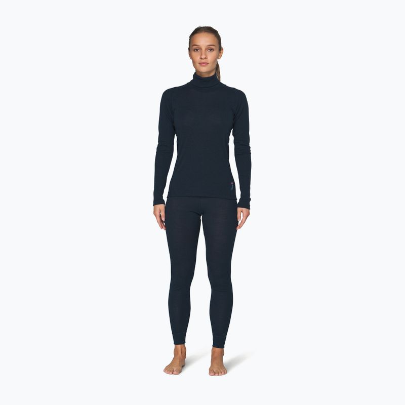 Кофта термоактивна жіноча Devold Adventure Merino 190 High Neck ink 2