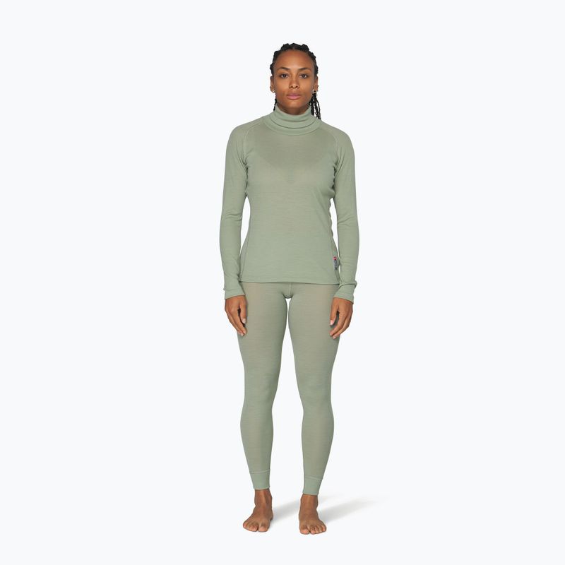 Кофта термоактивна жіноча Devold Adventure Merino 190 High Neck fog 2