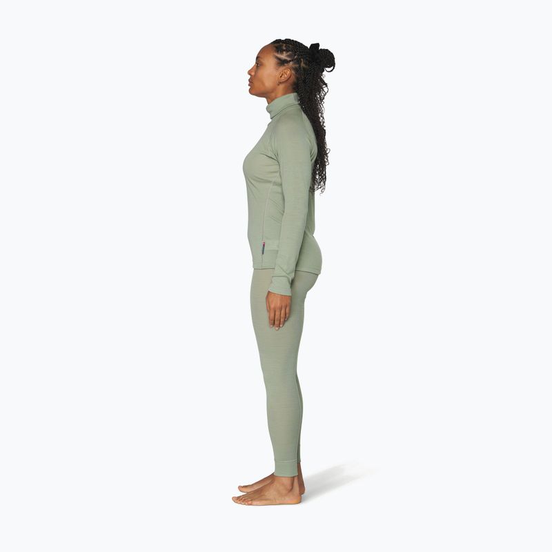 Кофта термоактивна жіноча Devold Adventure Merino 190 High Neck fog 4