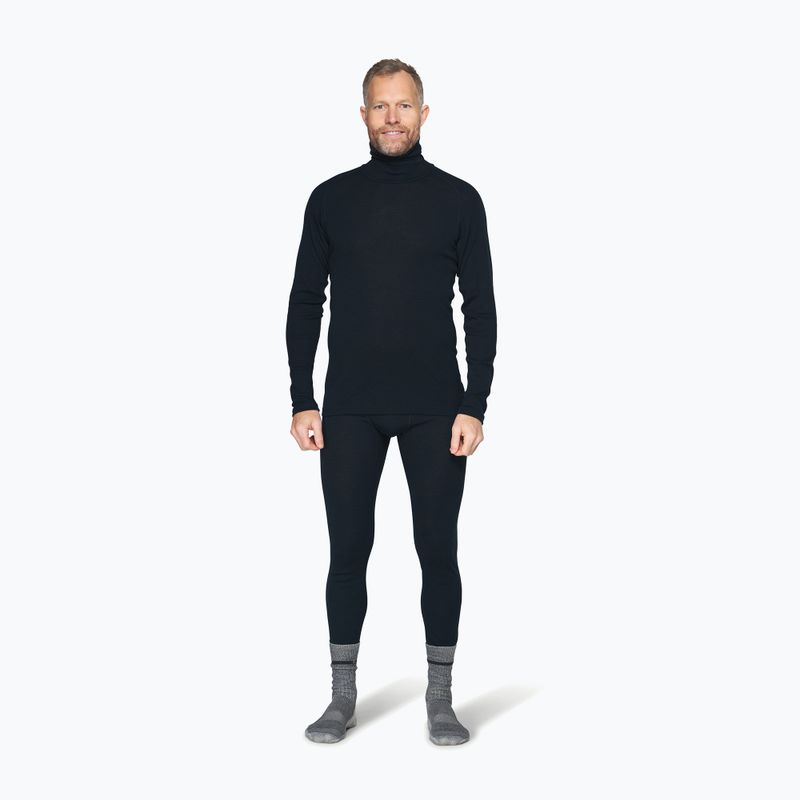 Кофта термоактивна чоловіча Devold Adventure Merino 190 High Neck ink 2