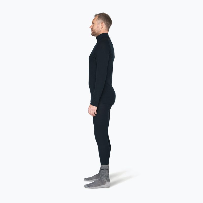 Кофта термоактивна чоловіча Devold Adventure Merino 190 High Neck ink 4