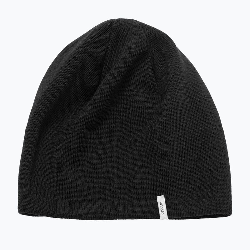 Зимова шапка Devold Everyday Wool чорна