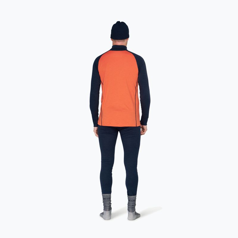 Кофта термоактивна чоловіча Devold Duo Active Merino 205 Zip Neck brick 3
