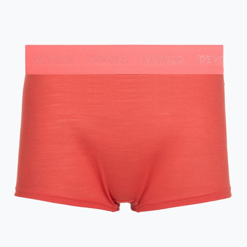 Боксерки термоактивні жіночі Devold Breeze Merino 150 Hipser 2 pack black/coral 2