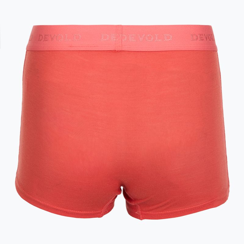 Боксерки термоактивні жіночі Devold Breeze Merino 150 Hipser 2 pack black/coral 4