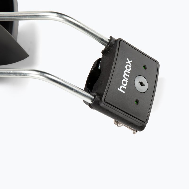 Крісло велосипедне дитяче Hamax Siesta чорно-помаранчеве 552502_HAM 4