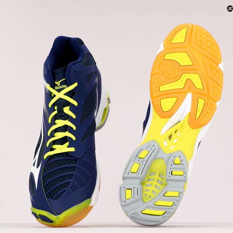 Кросівки для волейболу чоловічі Mizuno Wave Lightning Z3 Mid сині V1GA170571 9