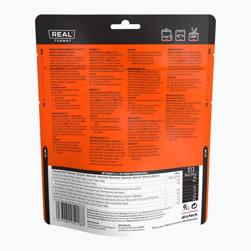 Ліофілізована їжа Real Turmat Reindeer Stew 111 g 2
