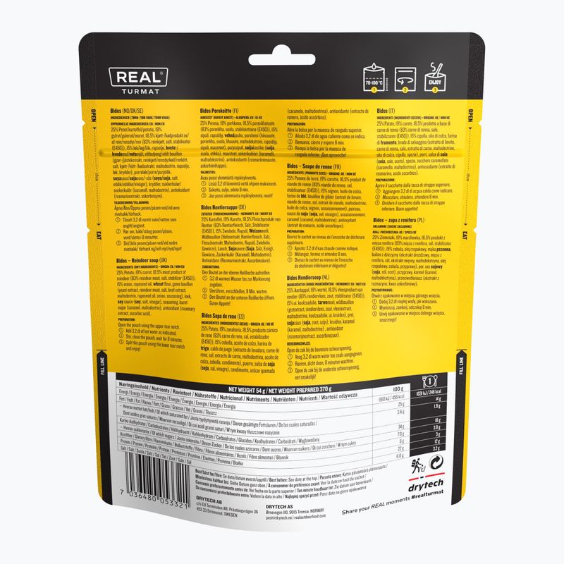 Ліофілізована їжа Real Turmat Reindeer Soup 54 g 2