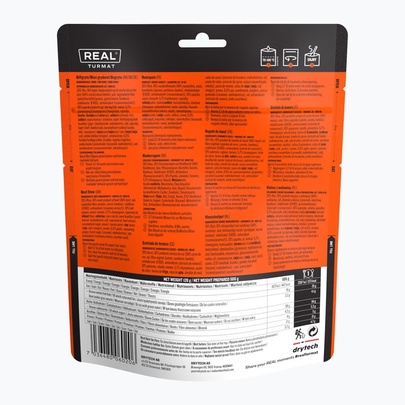 Ліофілізована їжа Real Turmat Beef Stew 128 g 2