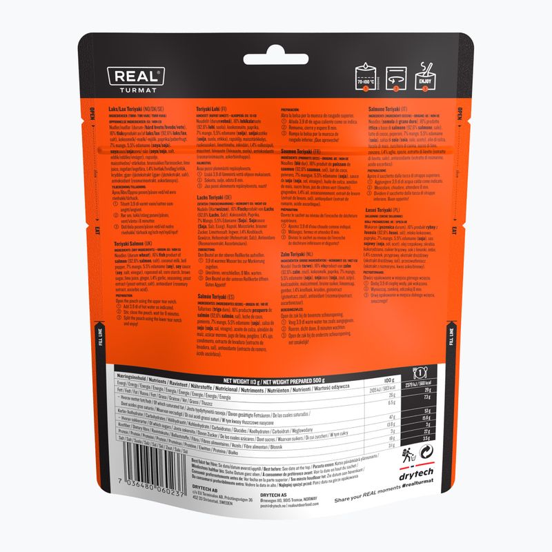 Ліофілізована їжа Real Turmat Teriyaki Salmon 113 g 2