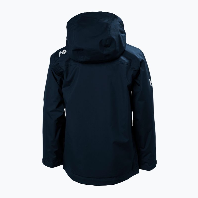 Куртка вітрильна дитяча Helly Hansen Crew Midlayer Sail navy 2