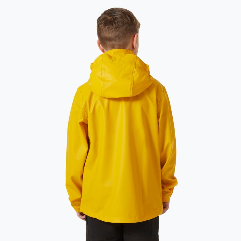 Куртка вітрильна дитяча Helly Hansen Moss essential yellow 2