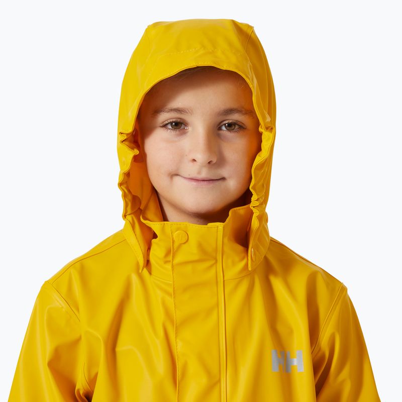 Куртка вітрильна дитяча Helly Hansen Moss essential yellow 3