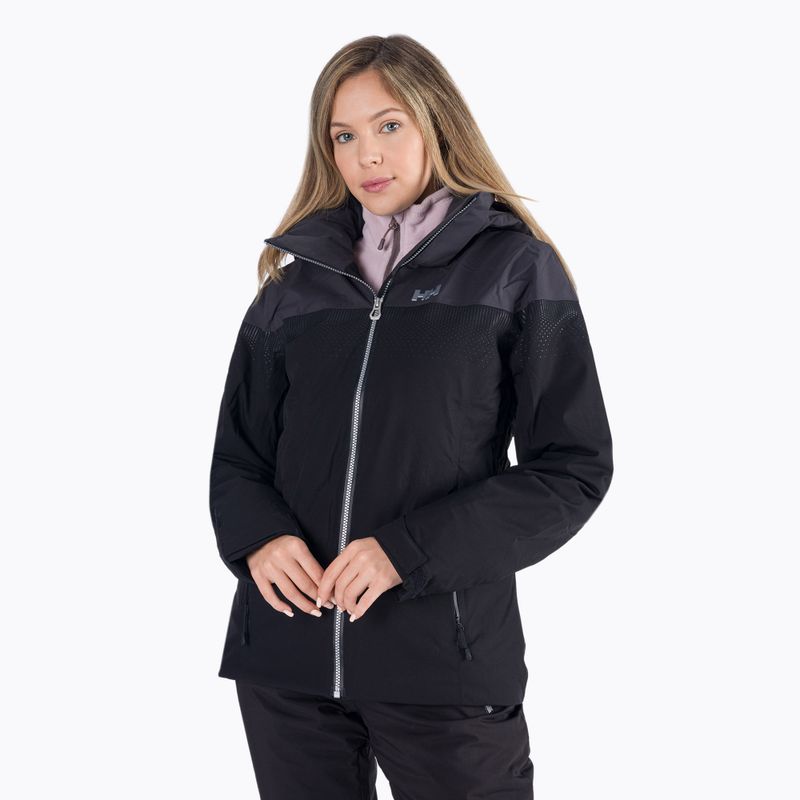 Куртка лижна жіноча Helly Hansen Motionista Lifaloft чорна 65677_990