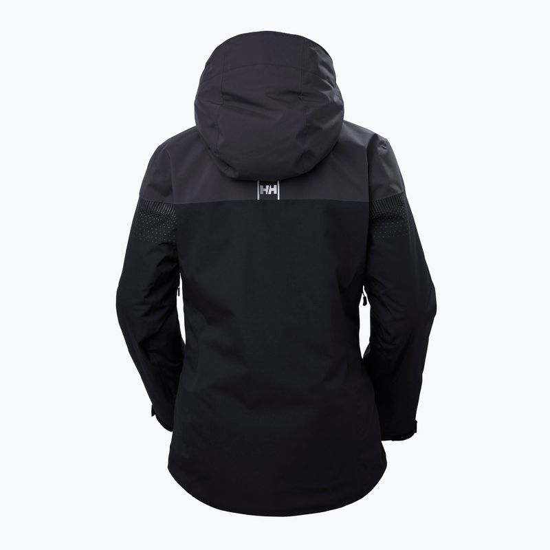 Куртка лижна жіноча Helly Hansen Motionista Lifaloft чорна 65677_990 9