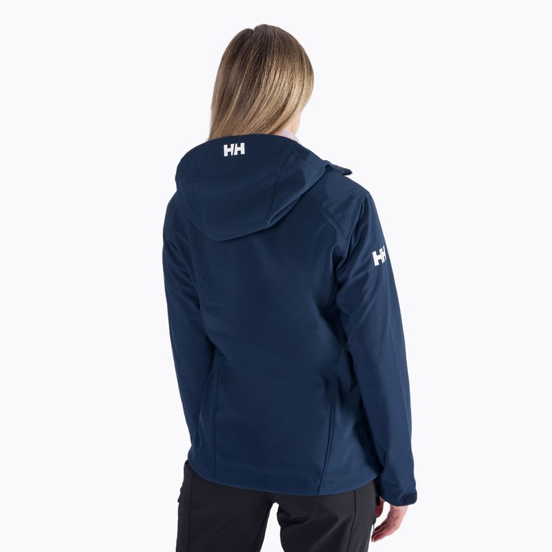 Куртка софтшел жіноча Helly Hansen Paramount Hood синя 62988_597 3