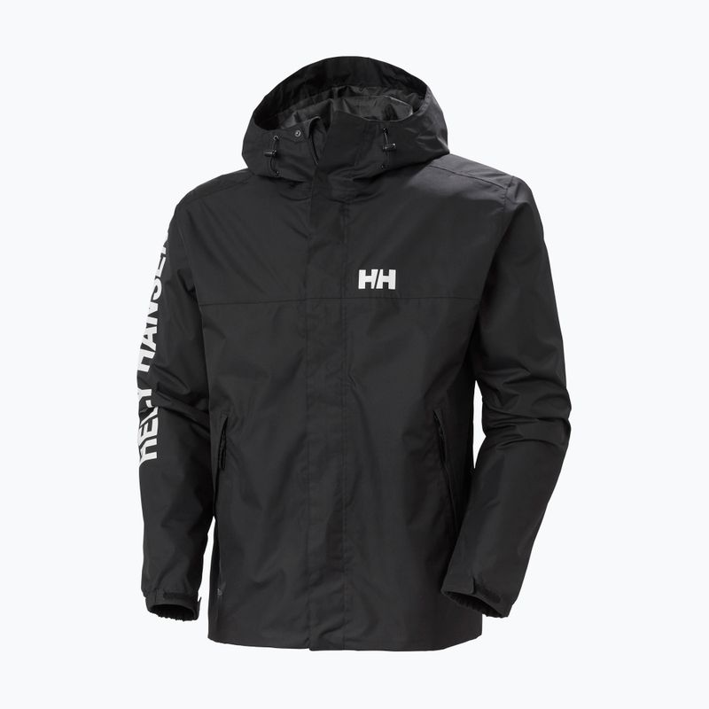 Чоловіча дощовик Helly Hansen Ervik чорний 8
