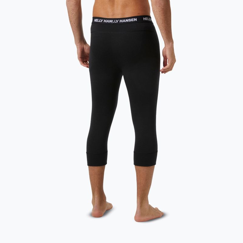 Штани термоактивні чоловічі Helly Hansen Lifa Merino Midweight 3/4 black 2
