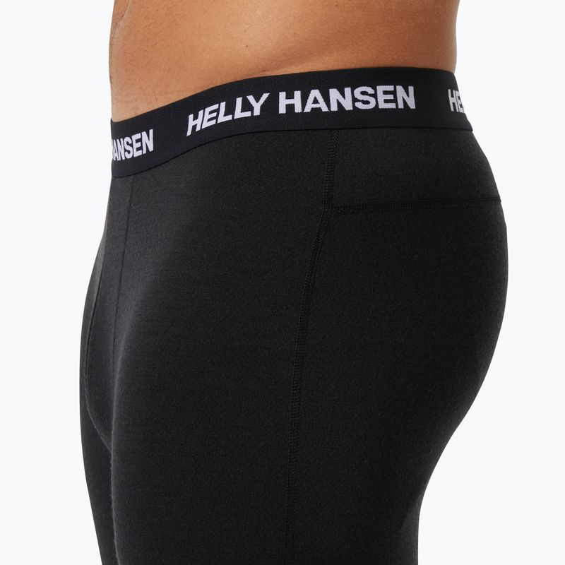 Штани термоактивні чоловічі Helly Hansen Lifa Merino Midweight 3/4 black 3