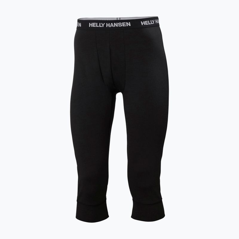 Штани термоактивні чоловічі Helly Hansen Lifa Merino Midweight 3/4 black 4