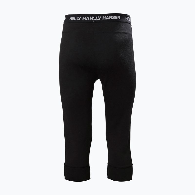 Штани термоактивні чоловічі Helly Hansen Lifa Merino Midweight 3/4 black 5