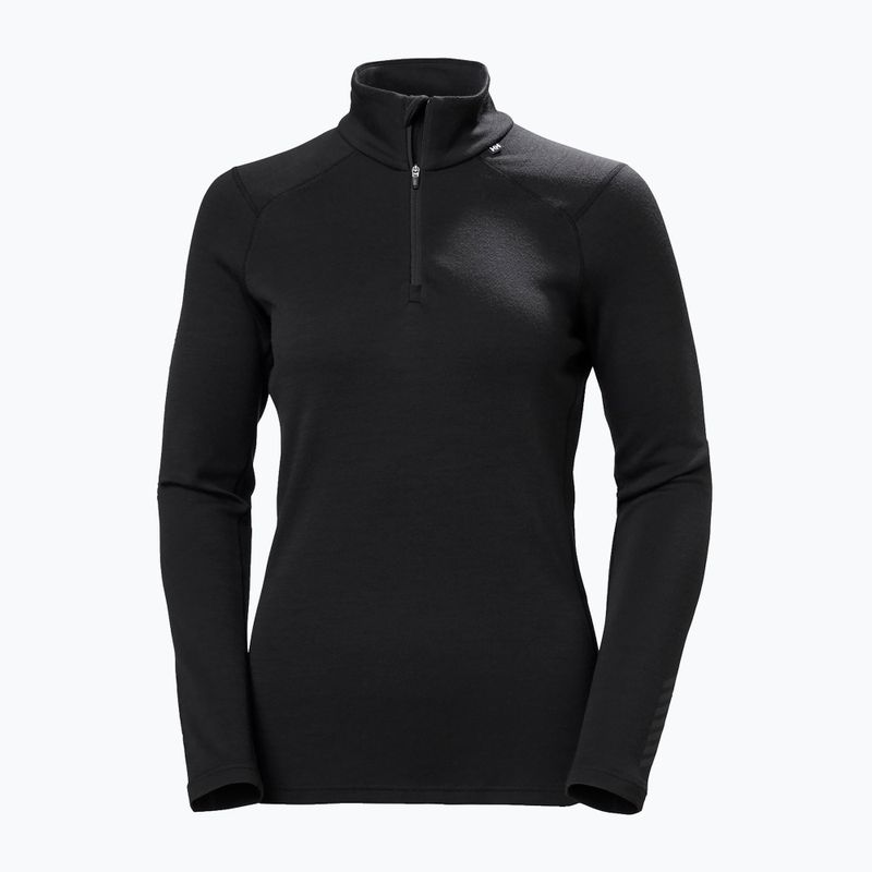 Кофта термоактивна жіноча Helly Hansen Lifa Merino Midweight 1/2 Zip black 5