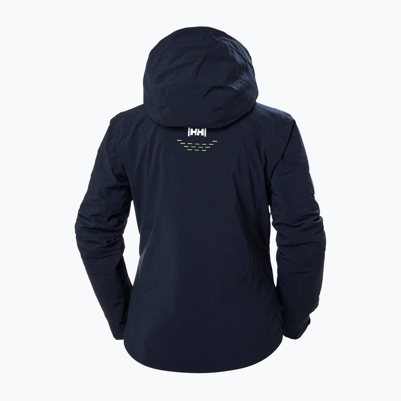 Куртка гірсько-лижна жіноча Helly Hansen Alphelia Lifaloft navy 2