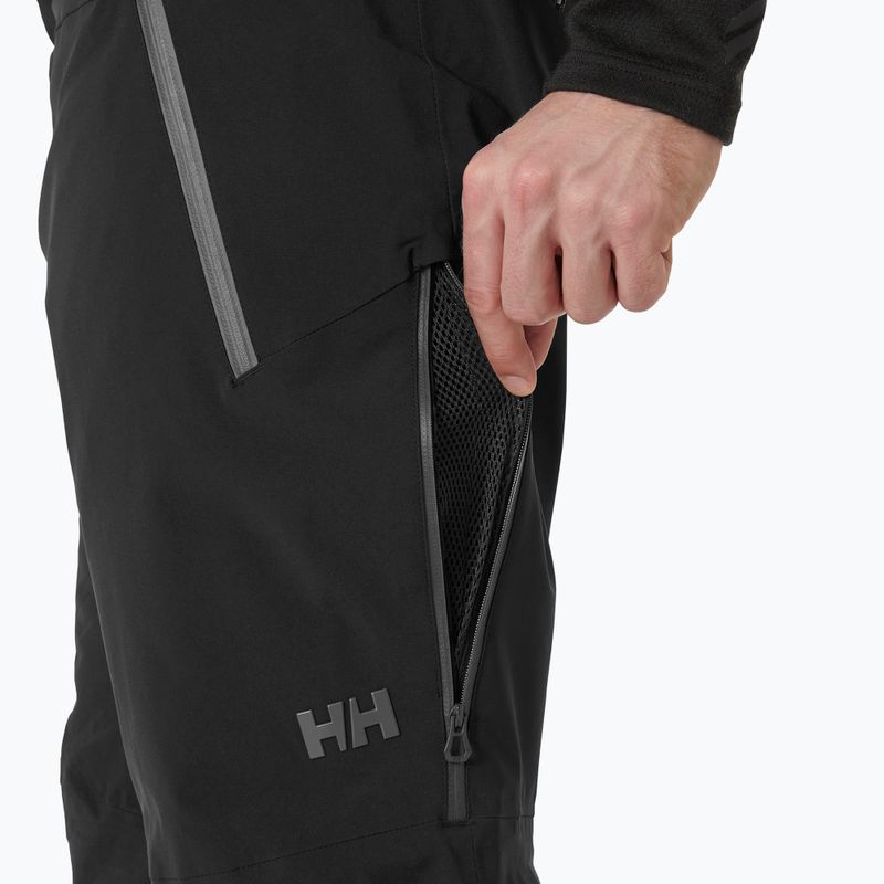 Штани лижні чоловічі Helly Hansen Alpha Lifaloft black 4