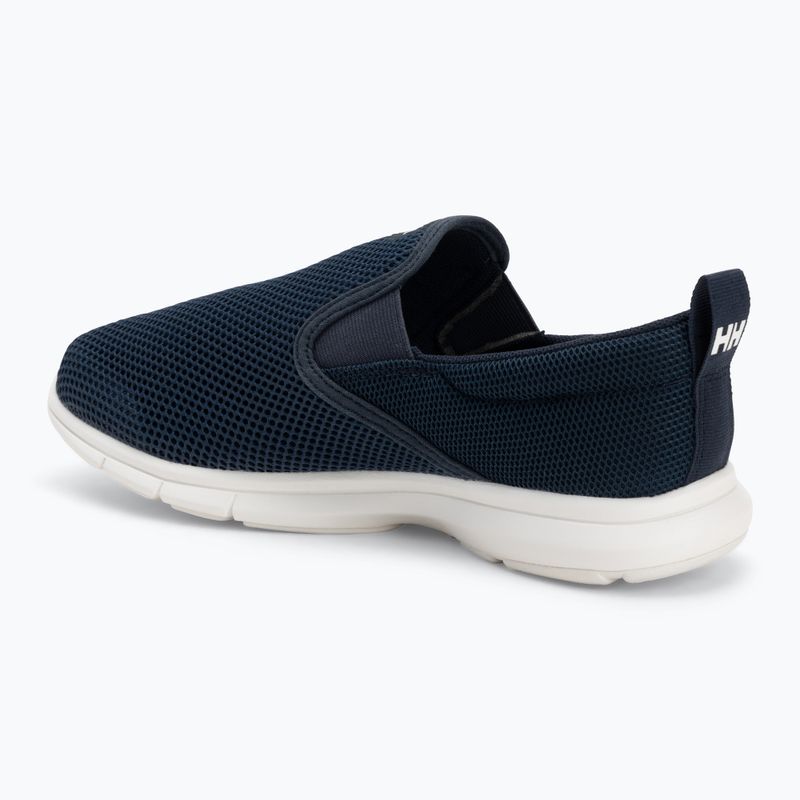Кросівки вітрильні чоловічі Helly Hansen Ahiga Slip-On navy / off white 3