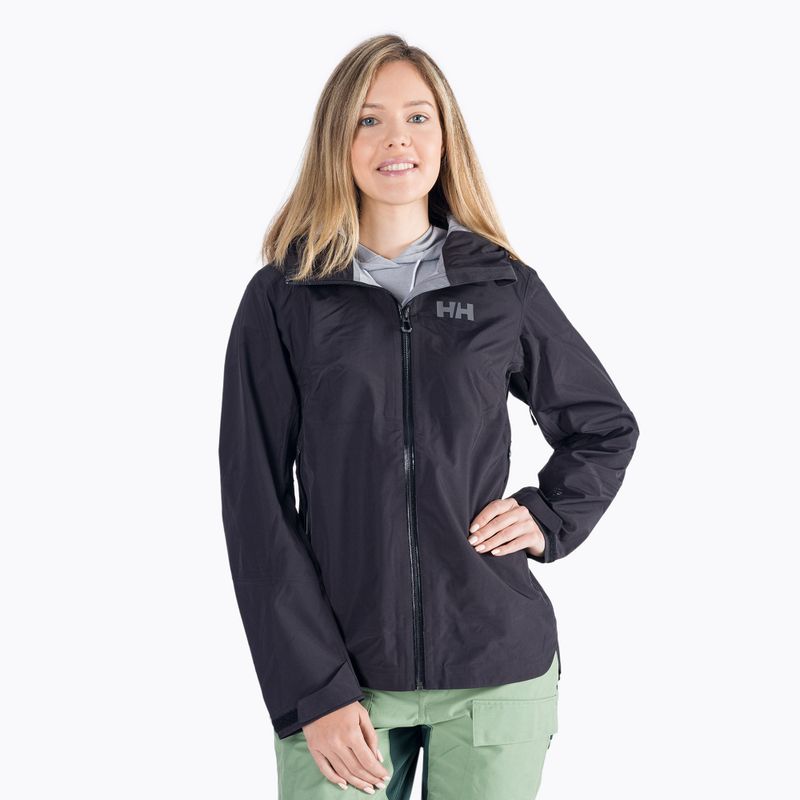 Куртка хардшел жіноча Helly Hansen Verglas 3L Shell 2.0 чорна 62757_990