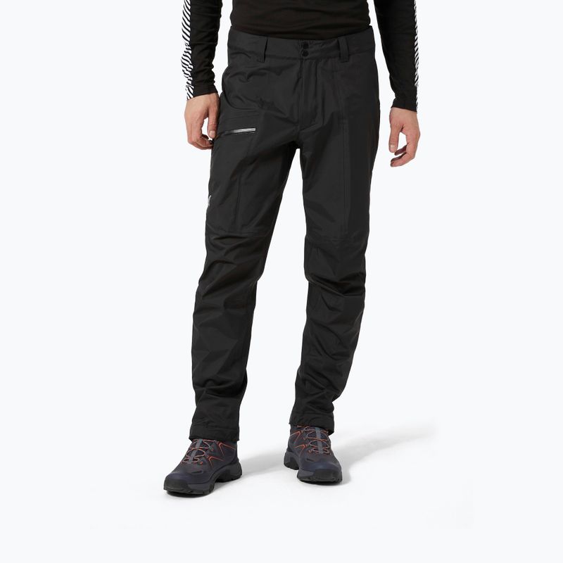 Штани з мембраною чоловічі Helly Hansen Verglas 3L Shell чорні 62999_990