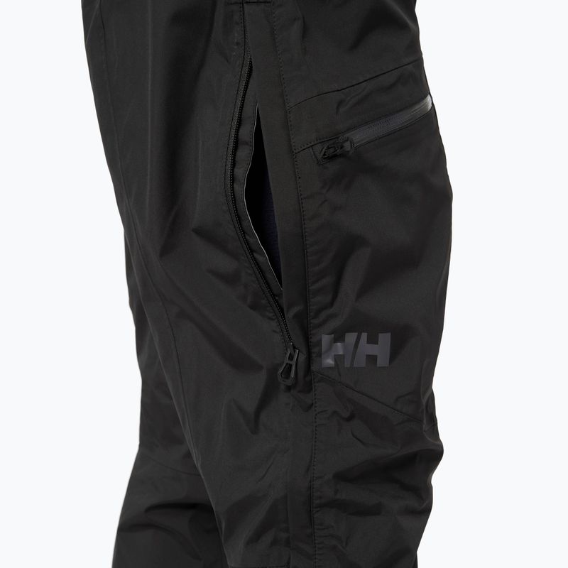 Штани з мембраною чоловічі Helly Hansen Verglas 3L Shell чорні 62999_990 3