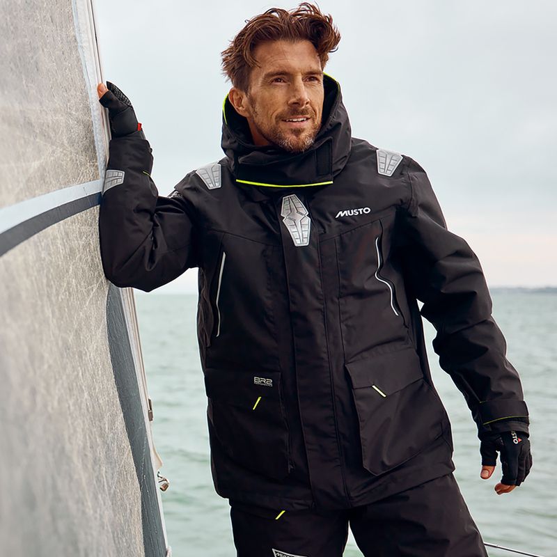 Чоловіча вітрильна куртка Musto BR2 Offshore 2.0 чорна 7