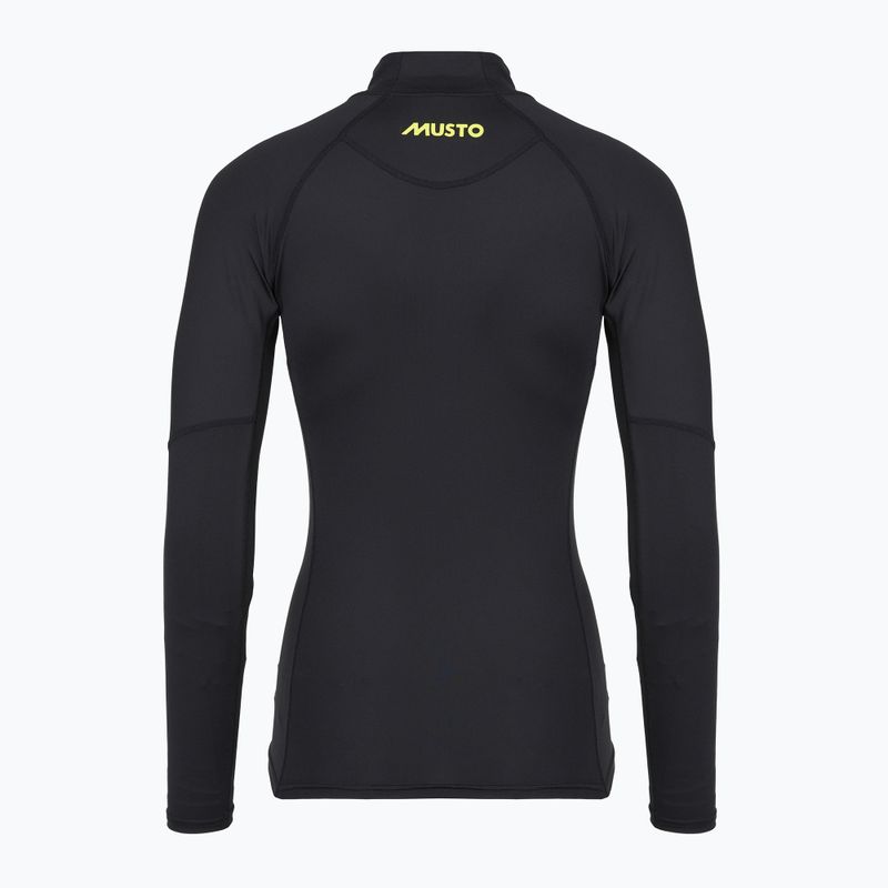 Жіноча водолазка для плавання Musto Championship Rash Guard black 2