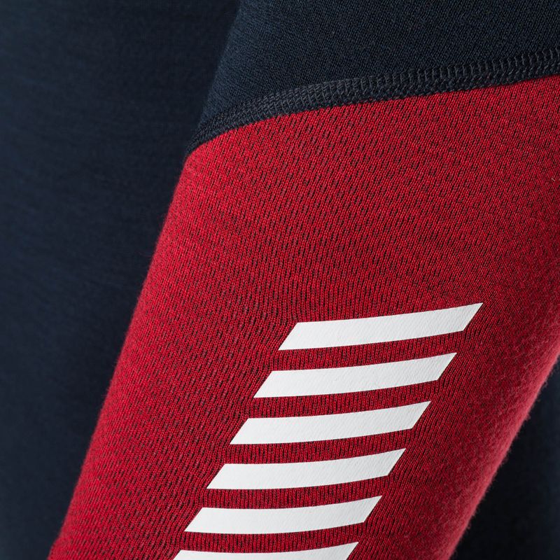 Чоловіча термокофта Helly Hansen Lifa Merino середня вага 1/2 на блискавці темно-синій 4