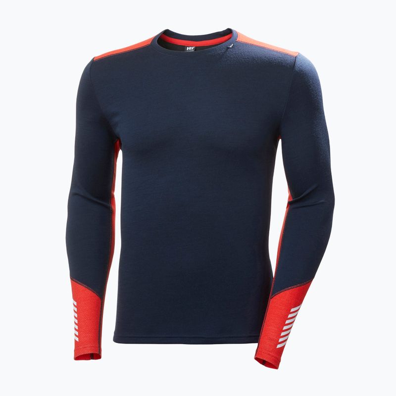 Чоловіча термоактивна кофта Helly Hansen Lifa Merino Midweight Crew navy/598 5