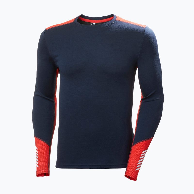 Термокофта чоловіча Helly Hansen Lifa Merino Midweight Crew темно-синій 5