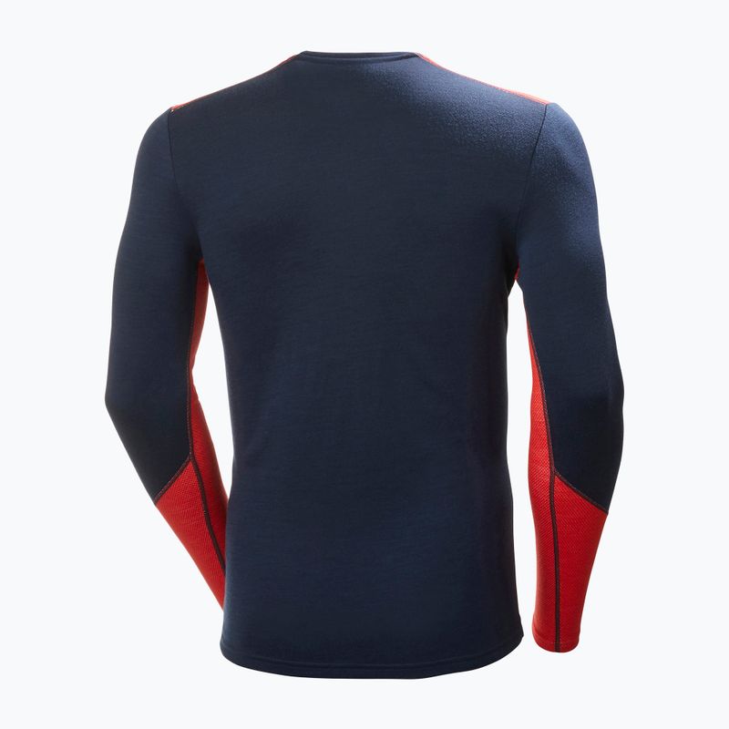 Чоловіча термоактивна кофта Helly Hansen Lifa Merino Midweight Crew navy/598 6